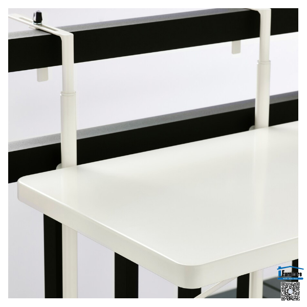 SET BÀN 2 GHẾ BAN CÔNG TORPARÖ/NISSE CROM IKEA-Màu trắng