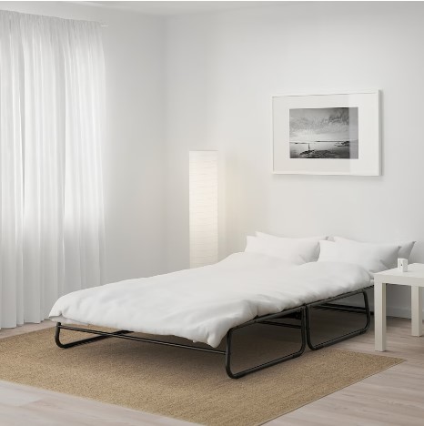 SOFA GIƯỜNG HAMMARN IKEA - XÁM ĐẬM/ĐEN 120 cm