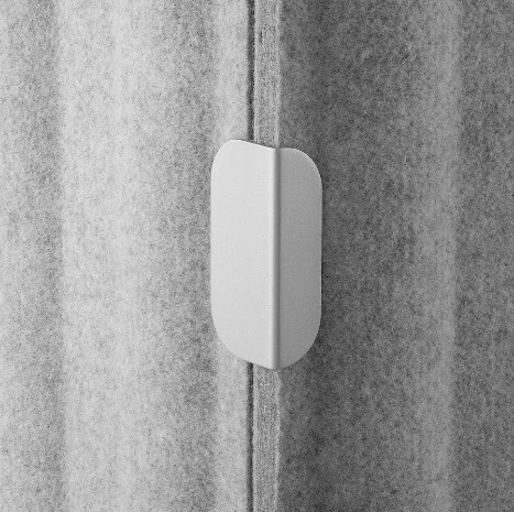 TẤM VÁCH NGĂN BÀN LÀM VIỆC EILIF IKEA - XÁM 40x48 cm