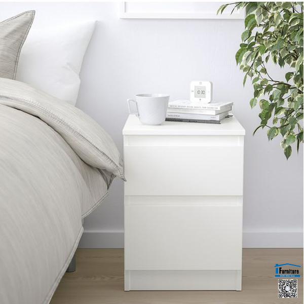 TỦ 2 NGĂN KULLEN IKEA - TRẮNG 35X49cm