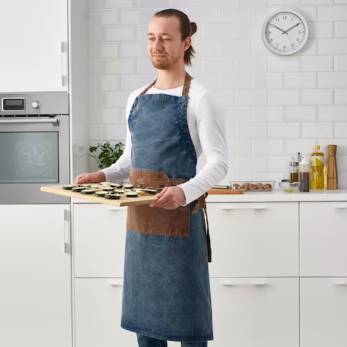 TẠP DỀ GRILLTIDER IKEA - XANH/NÂU 69x92 cm