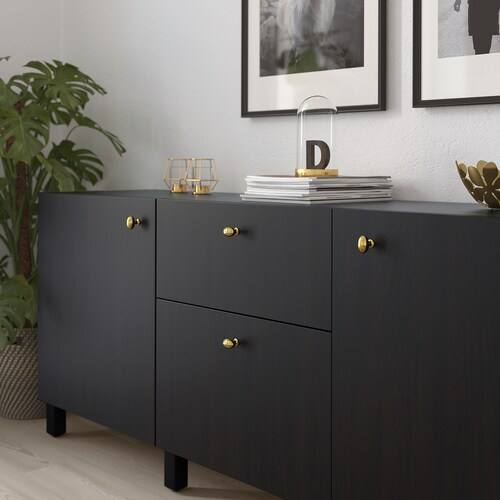 TAY NẮM CỬA TỦ ENERYDA IKEA - MÀU ĐỒNG 35 mm