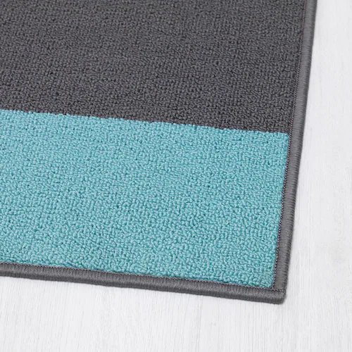 THẢM CỬA CHỐNG TRƯỢT HALSTED IKEA - XÁM / XANH LAM 70x100 cm