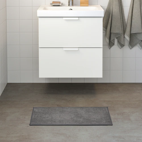THẢM CỬA CHỐNG TRƯỢT OSBYSJÖN IKEA - XÁM 40x60 cm