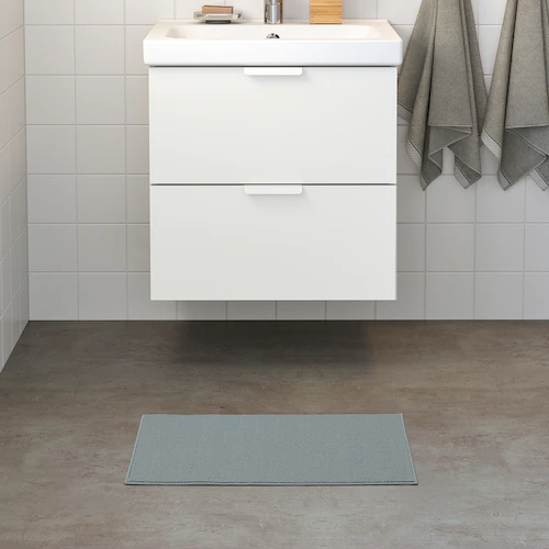 THẢM NHÀ TẮM CHỐNG TRƯỢT FINTSEN IKEA - XÁM 40x60 cm