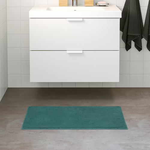 THẢM NHÀ TẮM CHỐNG TRƯỢT SÖDERSJÖN IKEA - XANH LAM 50x80 cm