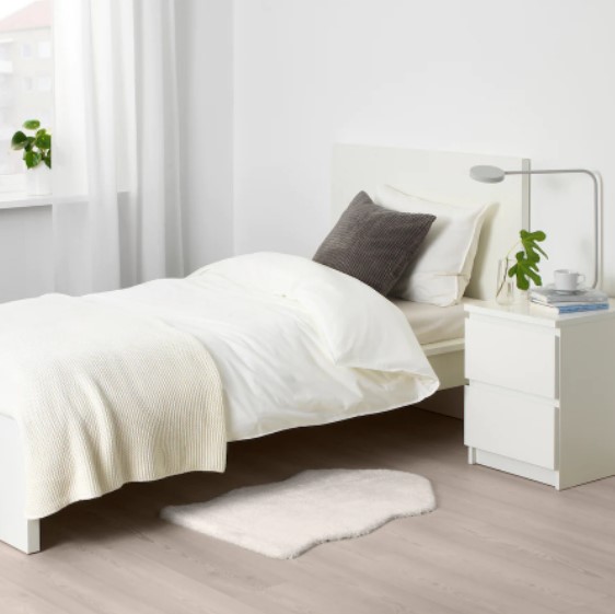 THẢM TOFTLUND IKEA - Màu trắng (55x85 cm)