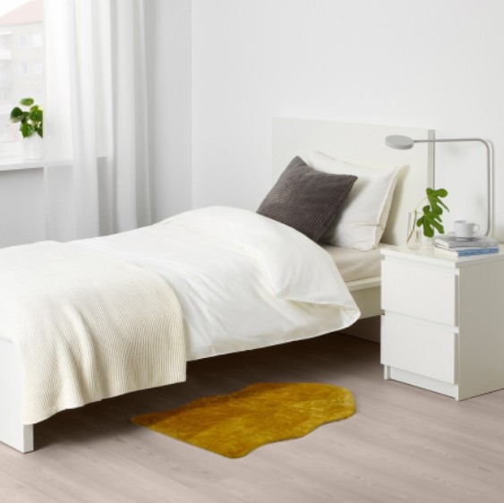 THẢM TOFTLUND IKEA - Màu vàng (55x85 cm)