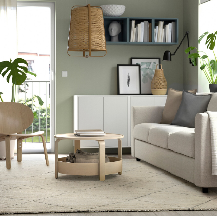 THẢM LÔNG NGẮN TVERSTED IKEA - BE 200x300 cm
