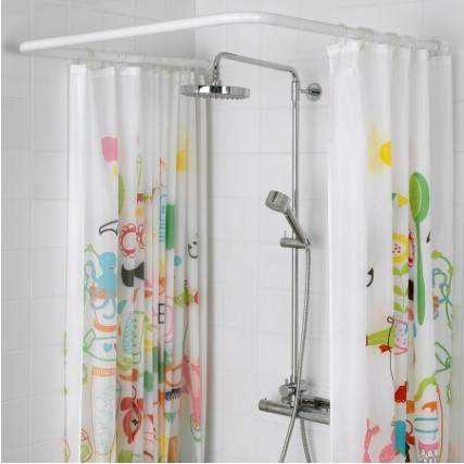 THANH TREO RÈM PHÒNG TẮM VIKARN IKEA - TRẮNG