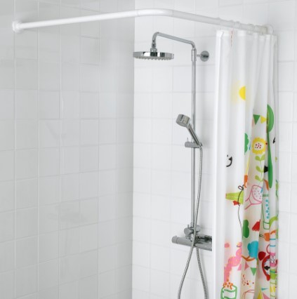 THANH TREO RÈM PHÒNG TẮM VIKARN IKEA - TRẮNG