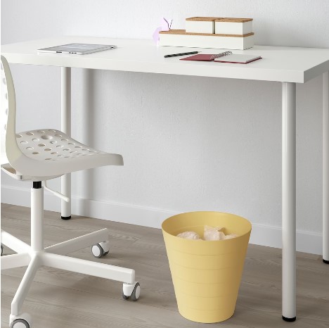 THÙNG RÁC NHỰA FNISS IKEA - VÀNG 6.8 L
