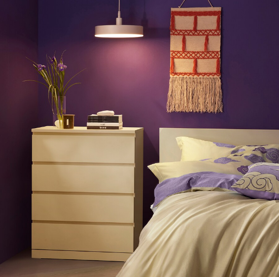 TỦ 4 NGĂN KÉO MALM IKEA - VÀNG NHẠT 80x100 cm