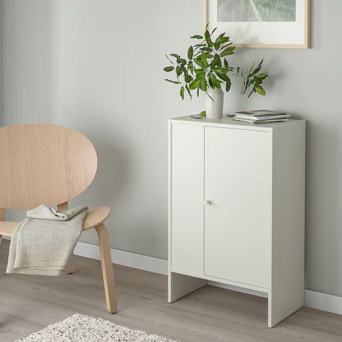 TỦ CÓ CỬA BAGGEBO IKEA - TRẮNG 50x30x80 cm