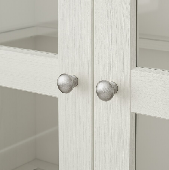 TỦ CÁNH KÍNH HAVSTA IKEA - TRẮNG 81x35x123 cm