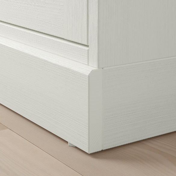 TỦ KẾT HỢP CÓ CỬA KÍNH HAVSTA IKEA - TRẮNG 243x37x134 cm