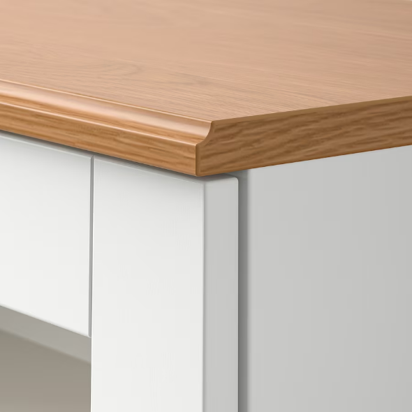 TỦ CÓ CỬA KÍNH SKRUVBY IKEA - TRẮNG 70x90 cm