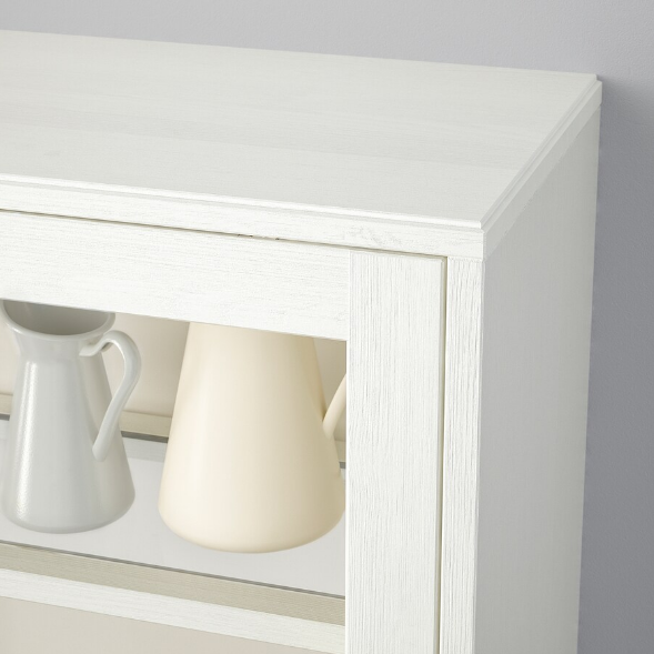 TỦ LƯU TRỮ CỬA TRƯỢT HAVSTA IKEA - TRẮNG 121x37x134 cm