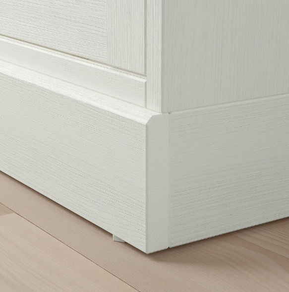TỦ LƯU TRỮ CỬA TRƯỢT HAVSTA IKEA - TRẮNG 121x37x134 cm