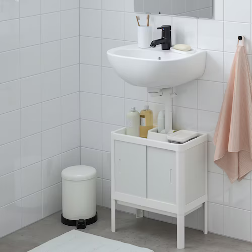 TỦ TRỮ ĐỒ DƯỚI CHẬU RỬA LILLTJÄRN IKEA - TRẮNG 44x50x25 cm