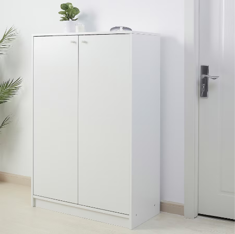 TỦ GIÀY KLEPPSTAD IKEA - TRẮNG 80x35x117 cm