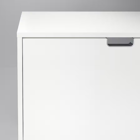 TỦ GIÀY 4 NGĂN STÄLL IKEA - TRẮNG 96x17x90 cm
