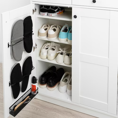 TỦ GIÀY VITBERGET IKEA - TRẮNG 105x40x107