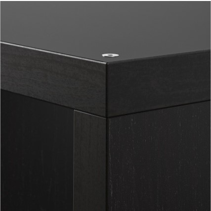 TỦ KỆ KALLAX IKEA - ĐEN NÂU 77x147 cm