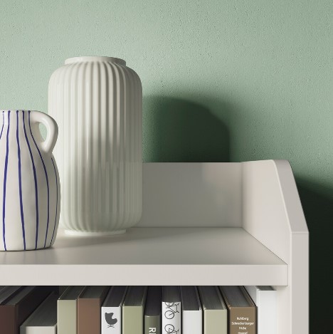 TỦ KỆ LƯU TRỮ HAUGA IKEA - TRẮNG 210x46x199 cm