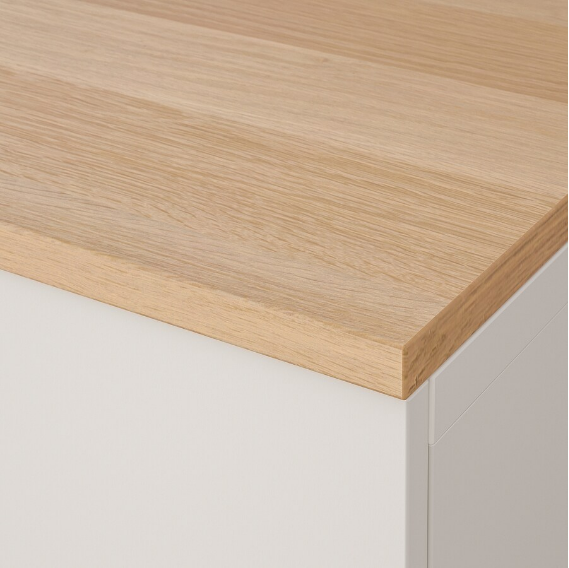 TỦ LƯU TRỮ KẾT HỢP BESTÅ IKEA - TRẮNG/SỒI 120x42x240 cm
