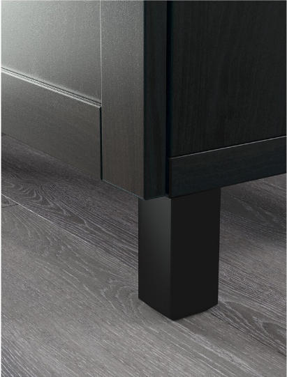 TỦ LƯU TRỮ KẾT HỢP BESTÅ IKEA - NÂU ĐEN SỒI 120x42x240 cm