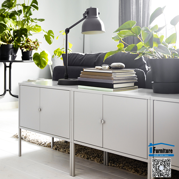 TỦ KIM LOẠI LIXHULT IKEA - XÁM 60 X 35 cm