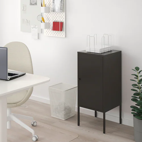TỦ KIM LOẠI ĐỨNG LIXHULT IKEA - ĐEN 35x60 cm
