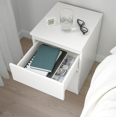 TỦ 2 NGĂN KULLEN IKEA - TRẮNG 35X49cm