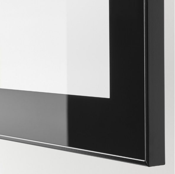 TỦ LƯU TRỮ CÓ CỬA BESTÅ IKEA - BE/ĐEN/NÂU 120x42x193 cm