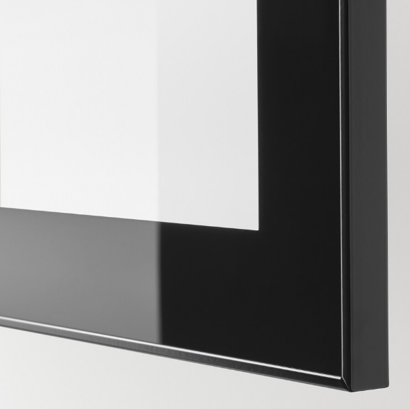 TỦ LƯU TRỮ CÓ CỬA BESTÅ IKEA - ĐEN NÂU 120x42x193 cm