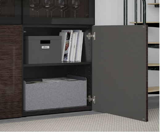 TỦ LƯU TRỮ CÓ CỬA BESTÅ IKEA - NÂU 120x42x193 cm