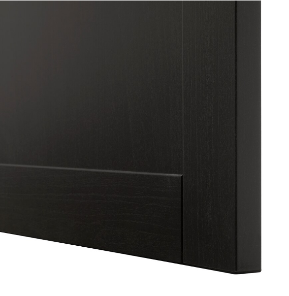 TỦ LƯU TRỮ CÓ NGĂN KÉO BESTÅ IKEA - NÂU ĐEN 180x42x74 cm