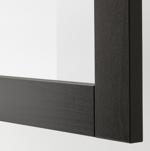 TỦ LƯU TRỮ CÓ CỬA BESTÅ IKEA - NÂU ĐEN 120x42x193 cm