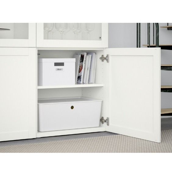 TỦ LƯU TRỮ CÓ CỬA BESTÅ IKEA - TRẮNG 120x42x193 cm