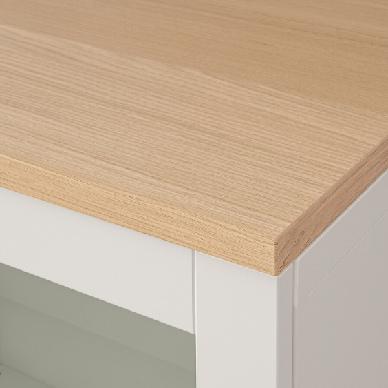 TỦ LƯU TRỮ CÓ CỬA BESTÅ IKEA - TRẮNG/SỒI 180x42x112 cm