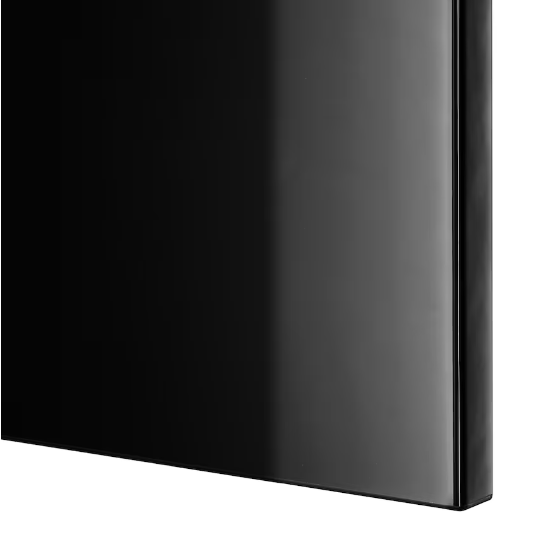 TỦ LƯU TRỮ CÓ CỬA KÍNH BESTÅ IKEA - ĐEN NÂU BÓNG 60x42x193 cm