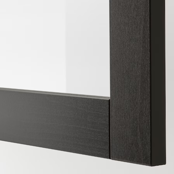 TỦ LƯU TRỮ CÓ CỬA KÍNH BESTÅ IKEA - ĐEN NÂU 60x42x193 cm