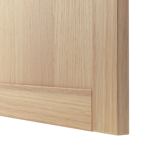 TỦ LƯU TRỮ CÓ CỬA KÍNH BESTÅ IKEA - SỒI 60x42x193 cm