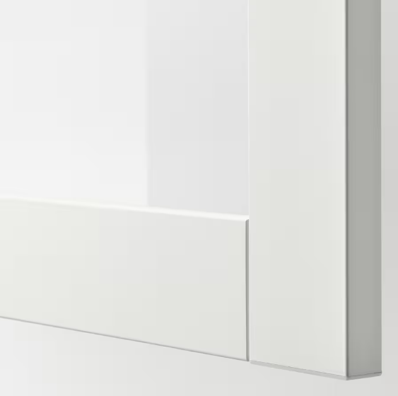 TỦ LƯU TRỮ CÓ CỬA KÍNH BESTÅ IKEA - TRẮNG 60x42x193 cm