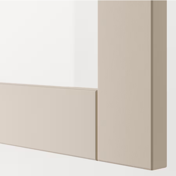 TỦ LƯU TRỮ CÓ NGĂN KÉO BESTÅ IKEA - TRẮNG/XÁM NHẠT 180x42x74 cm