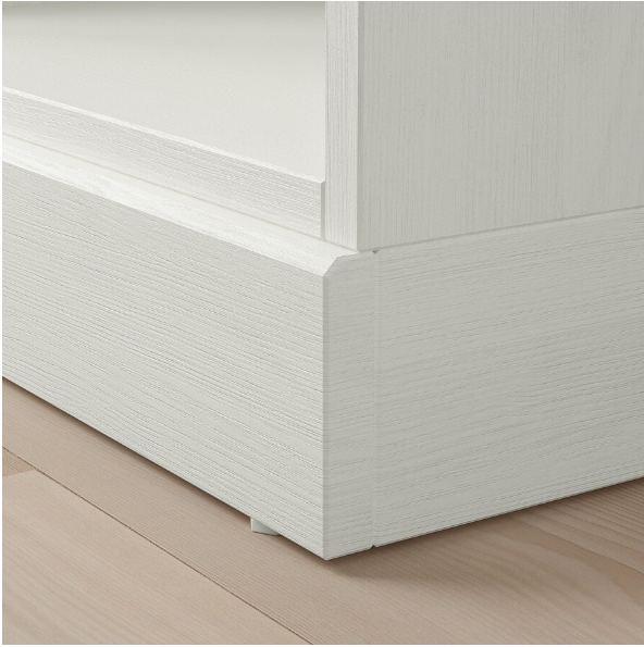 TỦ LƯU TRỮ CÓ CÁNH KÍNH TRƯỢT HAVSTA IKEA - TRẮNG 283x37x134 cm