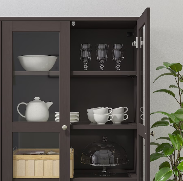 TỦ LƯU TRỮ CÓ CHÂN HAVSTA IKEA - NÂU 162x37x134 cm