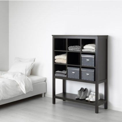 TỦ LƯU TRỮ HEMNES IKEA - NÂU ĐEN 99x130x37 cm