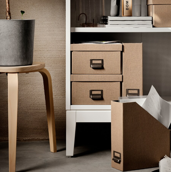 TỦ LƯU TRỮ IDANÄS IKEA - TRẮNG 244x39x211 cm